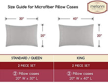 Load image into Gallery viewer, Mellanni White Pillow Cases Standard Size Set of 2 - Pillow Covers - Pillow Protector - Hotel Luxury 1800 Bedding Sheets &amp; Cooling Pillowcases (Set of 2 Standard/Queen Size 20" x 30", White)
