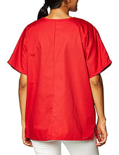 Load image into Gallery viewer, Cherokee Women's V Neck Scrubs Shirt, Red, Small
