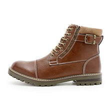 Load image into Gallery viewer, Bruno Marc Men's Engle-05 Brown Motorcycle Combat Oxford Boots Size 11 M US
