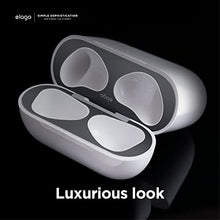 Load image into Gallery viewer, elago Dust Guard Compatible with AirPods 3 Case, Dust-Proof Sticker Compatible with AirPods 3rd Generation Case 2021, Protection from Iron &amp; Metal Shavings, Clean Your AirPods (1 Set, Dark Grey)
