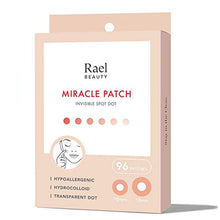 Load image into Gallery viewer, Rael Acne Pimple Healing Patch - Absorbing Cover, Invisible, Blemish Spot, Hydrocolloid, Skin Treatment, Facial Stickers, Two Sizes 10mm &amp; 12mm, Blends in with skin (96 Count)
