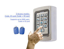 Load image into Gallery viewer, Supreform IP68 Waterproof Universal 12V 24VDC Metal Case Digital Wired Keypad for Garage Door, Gate Opener and Access Control Systems, Code or ID Card Access
