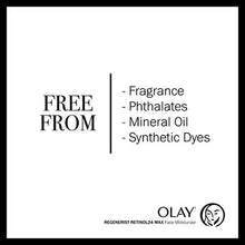 Load image into Gallery viewer, Olay Regenerist Retinol 24 Max Moisturizer, Retinol 24 Max Night Face Cream, Fragrance Free, 1.7 Oz + Whip Face Moisturizer Travel/Trial Size Gift Set
