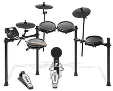Load image into Gallery viewer, Alesis Drums Nitro Mesh Kit | Eight Piece All Mesh Electronic Drum Kit With Super Solid Aluminum Rack, 385 Sounds, 60 Play Along Tracks, Connection Cables, Drum Sticks &amp; Drum Key Included
