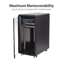 Load image into Gallery viewer, StarTech 25u 36in Knock-down Server Rack Cab
