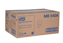 Load image into Gallery viewer, Tork Multifold Hand Towel White H2, Universal, 100% Recycled Fibers, 16 x 250 Towels, MB540A

