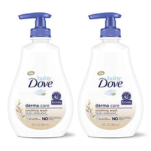 Load image into Gallery viewer, Dove Soothing Baby Body Wash To Soothe Delicate Baby Skin Derma Care No Artificial Perfume or Color, Paraben Free, Phthalate Free 13 oz 2 Count
