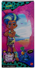 Load image into Gallery viewer, Cave Club Slate Doll (8 – 10-inch, Blue Hair) Poseable Prehistoric Fashion Doll with Dinosaur Pet and Accessories, Gift for 4 Year Olds and Up [Amazon Exclusive]
