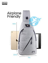 Load image into Gallery viewer, Peak Gear Sling Compact Crossbody Backpack and Day Bag - w/Lifetime Lost &amp; Found ID
