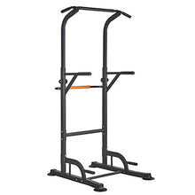 Load image into Gallery viewer, RELIFE REBUILD YOUR LIFE Power Tower Pull Up Dip Station for Home Gym Adjustable Height Strength Training Workout Equipment
