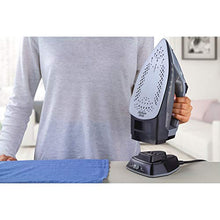 Load image into Gallery viewer, Sunbeam Cordless or Corded 1500-Watt Anti-Drip Ceramic Hybrid Clothes Iron with Vertical Steam and Auto-Off Function (GCSBNC-200), Grey
