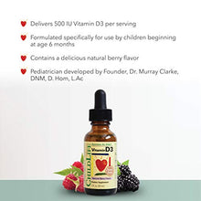 Load image into Gallery viewer, ChildLife Essentials Vitamin D3, Natural Berry Flavor - Support for Healthy Bones and Immune System - Gluten Free, Alcohol Free, Casein Free - 1 fl. oz Glass Bottle
