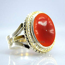 Load image into Gallery viewer, Natural Red Onyx Womans Ring Solid 92.5 Sterling Silver Women’s Ring Designer Handmade Jewelry Statement Ring Oval Shape Gemstone Jewelry Womens Red Onyx Ring, Onyx Women's Ring, Gift Ring
