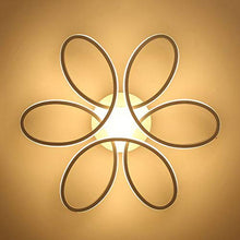 Load image into Gallery viewer, Modern Ceiling Light Fixture, CraftThink Flush Mount 23" Wide Silicon Gel Twist Semi Flush Light Nordic Style LED Ceiling Fixture for Living Room Bedroom Office, Warm Light Source
