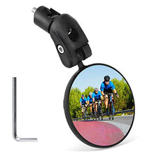 Load image into Gallery viewer, Mempedont bike mirror, bicycle riding rearview mirror, HD safety rearview mirror, convex mirror with adjustable handlebar installation, suitable for mountain road bikes
