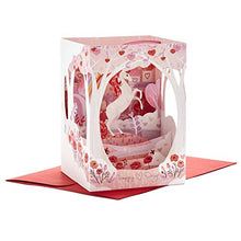 Load image into Gallery viewer, Hallmark Paper Wonder Valentines Day Pop Up Card (Unicorn, Magical Wishes)
