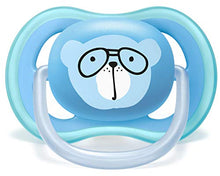 Load image into Gallery viewer, Philips AVENT Ultra Air Pacifier 18+ Months, SCF349/44, Blue, (Pack of 4)
