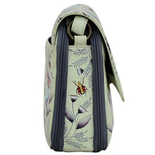 Load image into Gallery viewer, Anuschka Women's Genuine Leather Bag | Triple Compartment Wide Body Crossbody | Wondrous Wings
