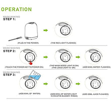 Load image into Gallery viewer, Facial Mask Machine, Touch Control Facial Mask DIY Machine with 32 Pcs Collagen, Automatic Intelligent Fruit Vegetable Facial Mask Maker, for Beauty Facial SPA Skin Care
