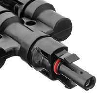 Load image into Gallery viewer, Spartan Power T Branch 3 to 1 Connector Parallel Solar Panel Cable Connectors MFFF + MMMF
