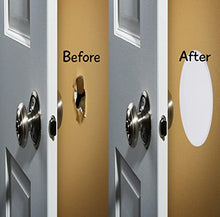 Load image into Gallery viewer, Litepak 5 Pack - Door Knob Protector | Door Bumpers 5" Door Knob Guard Plastic Self Adhesive Prevents Door Handle Damage, White
