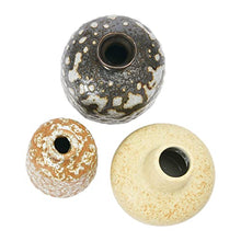 Load image into Gallery viewer, Main + Mesa Stoneware Vases with Reactive Glaze, Set of 3
