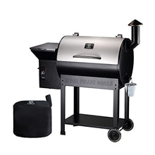 Load image into Gallery viewer, Z Grills Wood Pellet Grill &amp; Smoker, 8 in 1 BBQ Grill for Outdoor Cooking, Auto Temperature Control, 697 sq in Cooking Area, 7002E
