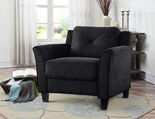 Load image into Gallery viewer, Lifestyle Solutions Collection Grayson Micro-fabric Chair, Black, Black
