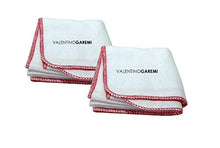 Load image into Gallery viewer, VALENTINO GAREMI 2 Shining Polishing Buffing Cleaning Cloth Rag Genuine Cotton For Shoes, Leather Furniture, Musical Instruments, Fabrics, Seats, Chairs, Glass Desk Top
