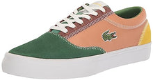 Load image into Gallery viewer, Lacoste Men's Jump Serve Lace Up Sneaker, Green/TAN, 8.5

