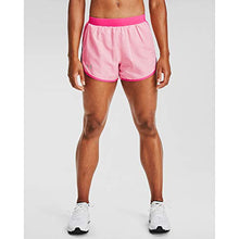 Load image into Gallery viewer, Under Armour Women's Fly By 2.0 Running Shorts , Cerise Full Heather (653)/Reflective , Medium
