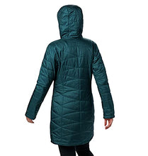 Load image into Gallery viewer, Columbia Women's Mighty Lite Hooded Jacket, Dark Seas, Medium
