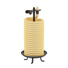 Load image into Gallery viewer, Candle by the Hour 80-Hour Vertical Candle, Eco-friendly Natural Beeswax with Cotton Wick
