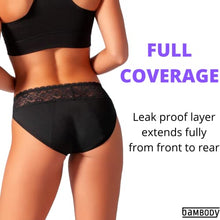Load image into Gallery viewer, Bambody Absorbent Bikini : Period Protection Underwear (Large, 2 Pack: Black + Black)
