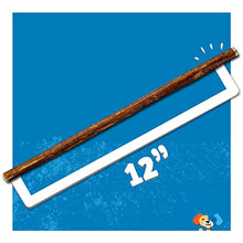 Load image into Gallery viewer, Jack&amp;Pup Premium Thin Dog Bully Sticks 12 inch Bully Sticks for Dogs, Healthy Dog Treats Bully Sticks Odor Free Bully Sticks for Medium Dogs - 100% Beef Dog Chews, Pizzle Chew Sticks for Dogs (5 Pack)
