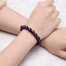 Load image into Gallery viewer, Top Plaza Natural Stone Beads Bracelets Semi Precious Gemstones Healing Crystal Stretch Beaded Bracelet(Amethyst/Tiger Eye Stone/Green Aventurine/Rose Quartz)
