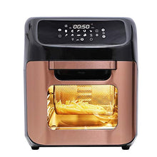 Load image into Gallery viewer, Fit Choice 2021 12.7 Quart 10 in 1 XLarge Capacity Air Fryer Oven, 10 Accessories, 10 Easy Presets W/ Digital Touch Screen Controls &amp; Integrated Digital Temperature Probe, Advanced Program, Sear, Stage, Preheat, Delay, Warm, Rotisserie, W/Light, Come W/ N

