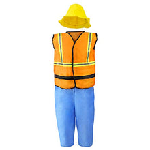 Load image into Gallery viewer, Jeowoqao Boy's Dress Up Costumes Set, Role Play Set 11-pcs Dress Up Trunk Pirate, Chef, Construction Worker, Policeman Costume Fit Kids Age from 3-6
