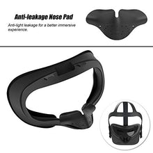 Load image into Gallery viewer, AMVR VR Facial Interface Bracket &amp; PU Leather Foam Face Cover Pad Replacement &amp; Anti-Leakage Nose Pad &amp; Protective Lens Cover Comfort 5In1 Set Accessories for Oculus Quest 1 ( Not Fit Quest 2 )
