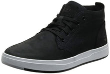 Load image into Gallery viewer, Timberland New Men's Davis Square Chukka Boot Black Nubuck/Fabric 8.5
