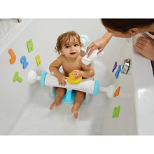 Load image into Gallery viewer, Summer My Bath Seat Soft Support (Aqua ) – Contoured Bath Seat for Children Transitioning to the Adult Bathtub – Features Drain Holes, Sure &amp; Secure Suction Cups, and Spacious Open-Side Design
