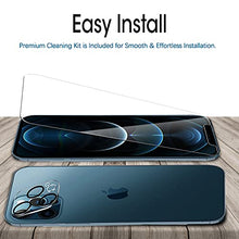 Load image into Gallery viewer, Ferilinso 2 Pack Screen Protector for iPhone 12 Pro Max with 2 Pack Camera Lens Protector [Tempered-Glass] [Military Protective] [HD Clear] [Case Friendly] [Anti-Fingerprint]
