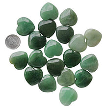 Load image into Gallery viewer, Loveliome 4 Pcs Natural Green Aventurine Love Heart Palm Stone Reiki Balancing Worry Stone(1 Inch)
