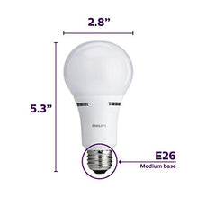 Load image into Gallery viewer, Philips LED 3-Way A21 Frosted Light Bulb: 1600-800-450-Lumen, 2700-Kelvin, 18-8-5-Watt, E26D Medium Screw Base, Warm White, 2-Pack

