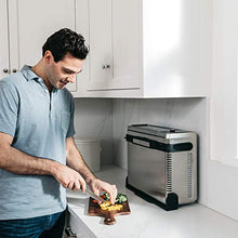 Load image into Gallery viewer, Ninja Foodi Digital Fry, Convection Oven, Toaster, Air Fryer, Flip-Away for Storage, with XL Capacity, and a Stainless Steel Finish
