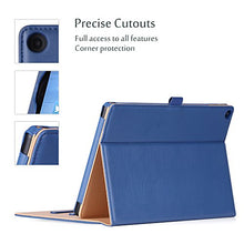 Load image into Gallery viewer, All-New Amazon Fire HD 10 Case (9th / 7th Generation, 2019/2017 Released) – ProCase Stand Folio Folding Protective Cover for Kindle Fire HD 10.1" Tablet (7th Generation and 9th Generation) -Navy Blue
