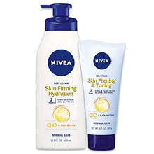 Load image into Gallery viewer, NIVEA Skin Firming Variety 2 Pack - Includes Skin Firming Lotion (16.9 fl. oz.) &amp; Skin Firming Gel-Cream (6.7 oz.)
