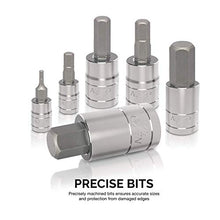 Load image into Gallery viewer, NEIKO 10074A Metric Hex Bit Socket Set | 13-Piece Set | S2 and Cr-V Steel | 1/4-Inch, 3/8-Inch and 1/2-Inch Drive | 2mm to 14mm
