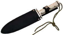 Load image into Gallery viewer, Lastworld 10.5" Heavy Duty Survival Knive with Sheath Stainless Steel Blade
