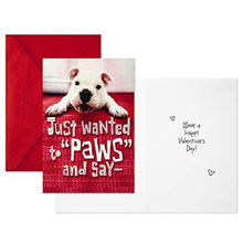 Load image into Gallery viewer, Hallmark Pack of Valentines Day Cards for Kids, Puppy Paws (6 Valentine's Day Cards with Envelopes)
